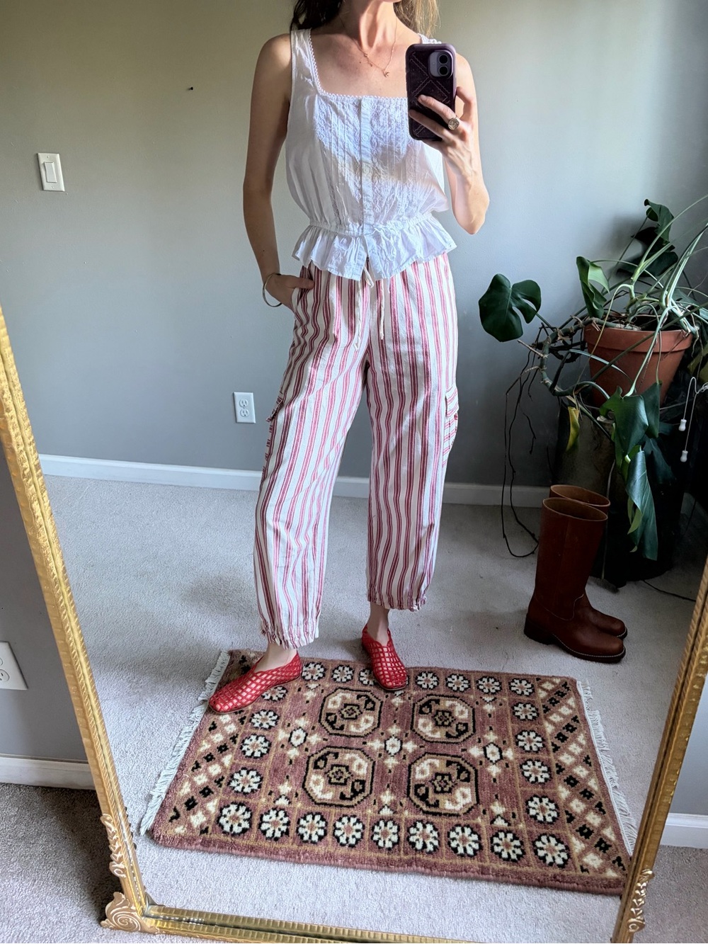 Handmade (by me!) Striped Track/Jogger/Cargo Pants